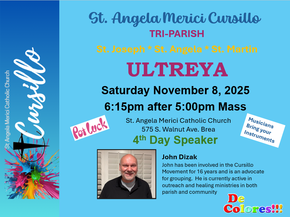 St. Angela Merici Tri-Parish Ultreya